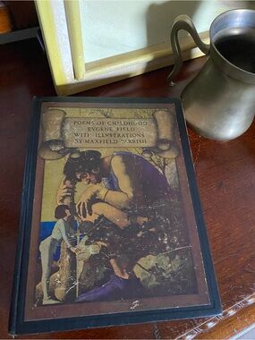 Poems of Childhood illustrated book - purple & brown cover